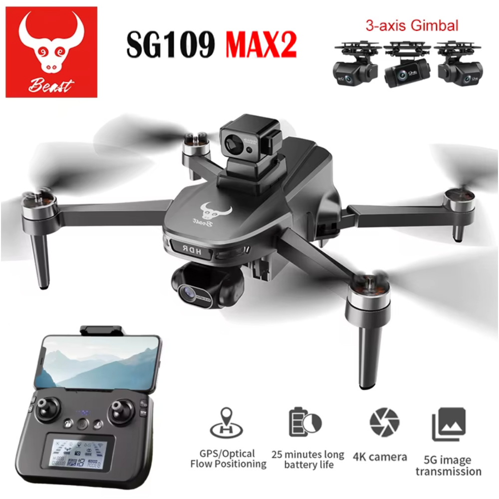Drone Gimbal - SG109 MAX2 Professional FPV 8K Camera