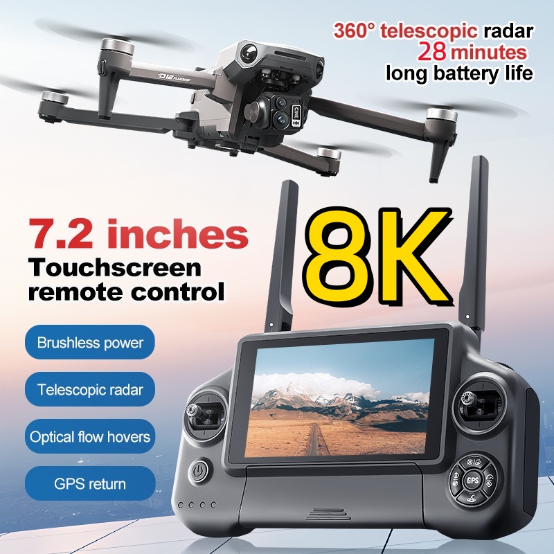 8K 3 Axis Gimbal Brushless 7.2 - Drone Gimbal recension och pris