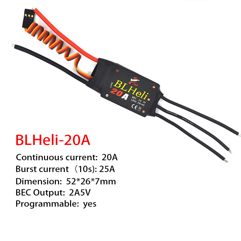 1-3Pcs Brushless ESC BLHeli 20 - Drone Esc recension och pris