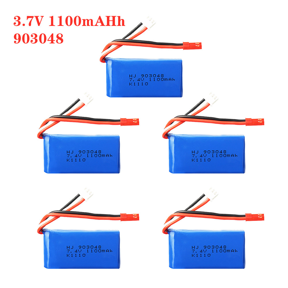 1-5pcs 7.4V 1100mah 903048 LiP - Drone Charger recension och pris