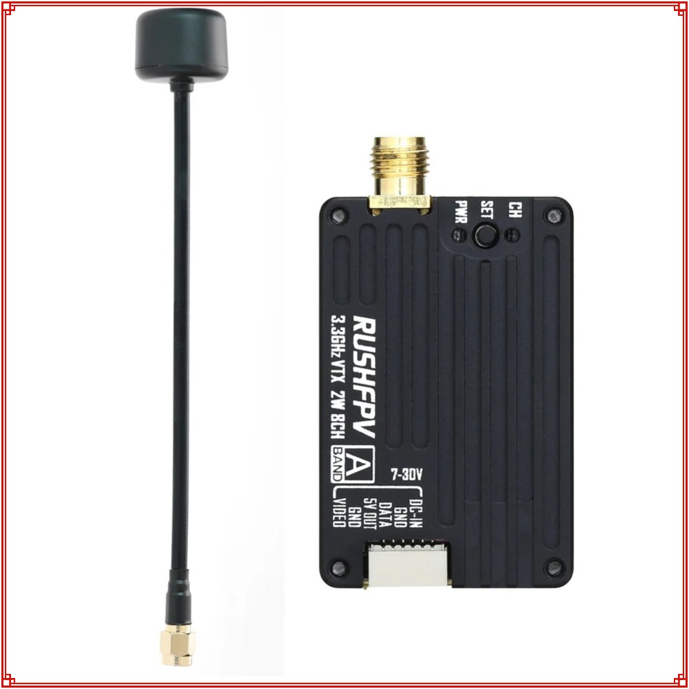 2026 New RUSHFPV 3.3G 2W VTX T - Drone Antenna recension och pris