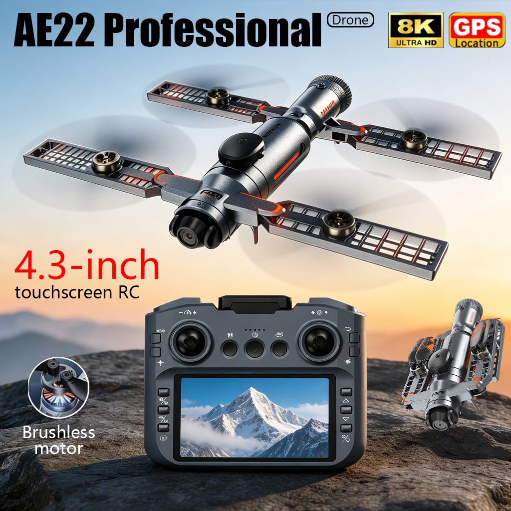 Upgraded AE22 PRO MAX Foldable - Drone Gps Module recension och pris