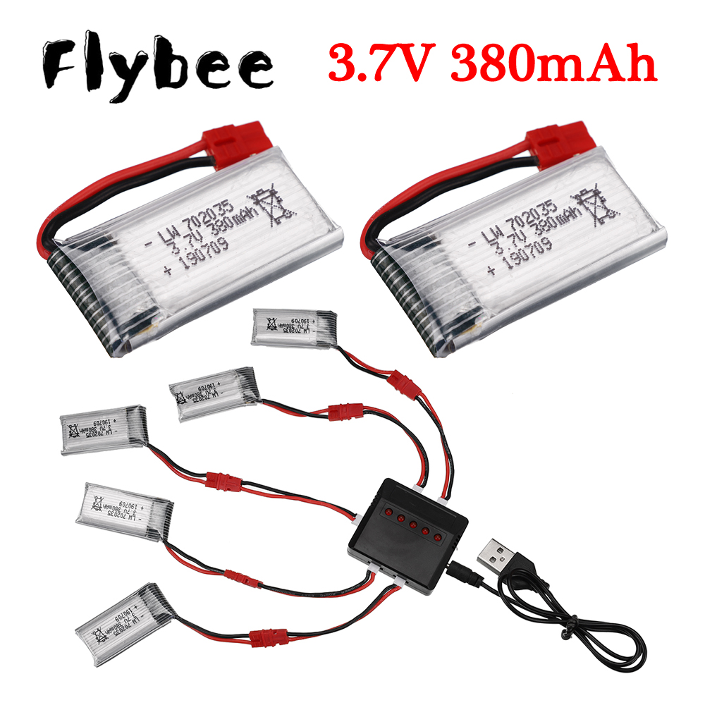 3.7V 380mAh Lipo Battery With  - Drone Charger recension och pris